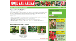 Desktop Screenshot of moje-zahradka.cz