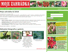 Tablet Screenshot of moje-zahradka.cz